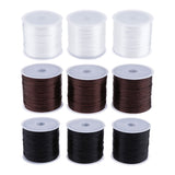 Maxbell 1 Roll Elastic Cord Stretchy String Thread 60 Meters for Jewelry DIY White