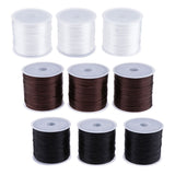 Maxbell 1 Roll Elastic Cord Stretchy String Thread 60 Meters for Jewelry DIY White