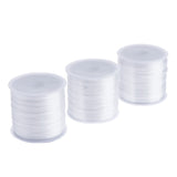 Maxbell 1 Roll Elastic Cord Stretchy String Thread 60 Meters for Jewelry DIY White