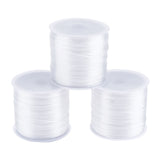 Maxbell 1 Roll Elastic Cord Stretchy String Thread 60 Meters for Jewelry DIY White