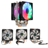 Maxbell 3 Pin Liquid CPU Cooler Cooling Fan Silent Radiator Colorful light