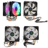 Maxbell 3 Pin Liquid CPU Cooler Cooling Fan Silent Radiator Colorful light