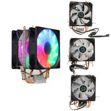 Maxbell 3 Pin Liquid CPU Cooler Cooling Fan Silent Radiator Colorful light