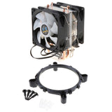 Maxbell 3 Pin Liquid CPU Cooler Cooling Fan Silent Radiator Colorful light