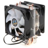 Maxbell 3 Pin Liquid CPU Cooler Cooling Fan Silent Radiator Colorful light