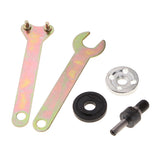 Maxbell 5 Sets Arbor Mandrel Adaptor Wrench Tool Accessories for Angle Grinder 6mm