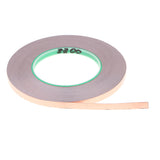 Maxbell 50m Copper Foil Tape w/ Double Conductive Adhesive for EMI Guitar Craft 10mm