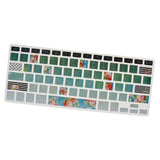 Maxbell Ultra Thin Silicone Keyboard Cover Skin Protector 13 Inch Air Pro Retina-C8 13 Inch Air Pro Retina-C9
