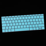Maxbell Spanish Phonetic Keyboard Protective Film for 12 inch Macbook white blue