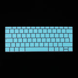 Maxbell Spanish Phonetic Keyboard Protective Film for 12 inch Macbook white blue