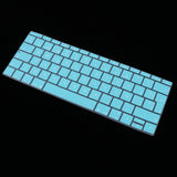 Maxbell Spanish Phonetic Keyboard Protective Film for 12 inch Macbook white blue