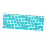 Maxbell Spanish Phonetic Keyboard Protective Film for 12 inch Macbook white blue
