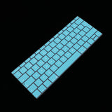 Maxbell Spanish Phonetic Keyboard Protective Film for 12 inch Macbook white blue
