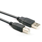 Maxbell 10 Pieces USB 2.0 Printer Scanner Cable USB Type A Male to B Male 0.5meter