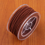 Maxbell Stretch Elastic Cord for Jewelry Making DIY Thread String Light Brown 30m