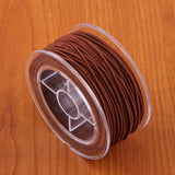 Maxbell Stretch Elastic Cord for Jewelry Making DIY Thread String Light Brown 30m