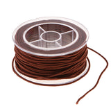 Maxbell Stretch Elastic Cord for Jewelry Making DIY Thread String Light Brown 30m