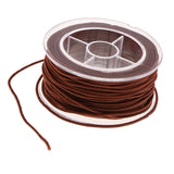 Maxbell Stretch Elastic Cord for Jewelry Making DIY Thread String Light Brown 30m