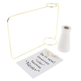 Maxbell Nordic style Iron Wire Photo Booth Selfie Pictures Family Pictures Frame Golden