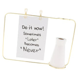 Maxbell Nordic style Iron Wire Photo Booth Selfie Pictures Family Pictures Frame Golden