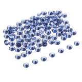 Maxbell 100pcs clear crystal zircon loose beads bicone diamond cone beads blue