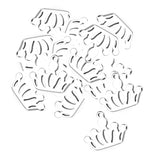 Maxbell 20Pcs Stainless Steel Charms Pendants for DIY Jewelry Making Craft Crown