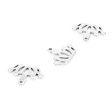 Maxbell 20Pcs Stainless Steel Charms Pendants for DIY Jewelry Making Craft Crown