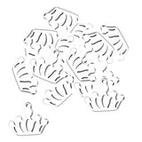 Maxbell 20Pcs Stainless Steel Charms Pendants for DIY Jewelry Making Craft Crown