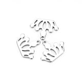 Maxbell 20Pcs Stainless Steel Charms Pendants for DIY Jewelry Making Craft Crown