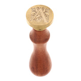 Maxbell Classic Seal Wax Stamp Sealing Letter Wooden Handle for Envelope V