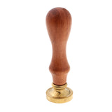 Maxbell Classic Seal Wax Stamp Sealing Letter Wooden Handle for Envelope V