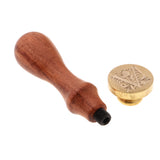 Maxbell Classic Seal Wax Stamp Sealing Letter Wooden Handle for Envelope V