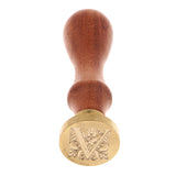 Maxbell Classic Seal Wax Stamp Sealing Letter Wooden Handle for Envelope V