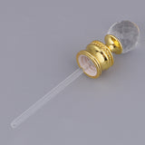 Maxbell 10ml Vintage Glass Empty Perfume Spray Bottle Atomizer Refillable Gold