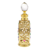 Maxbell 10ml Vintage Glass Empty Perfume Spray Bottle Atomizer Refillable Gold