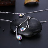 Maxbell Fashion Silvery Pendants Sexy Lady Necklace Dating Party Jewelry Girl Gift