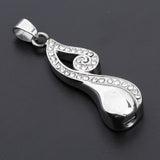 Maxbell Pendant Pet Urn Pendant Keepsake Ash Holder Memorial Jewelry Accessory