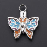 Maxbell Butterfly Pet Memorial Ash Urn Locket Casket Ashed Jar Jewelry Keepsake