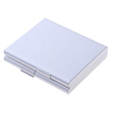 Maxbell Pocket Carrying Cigarette Box Cigar Case Holder for 20pcs Cigarettes Silver