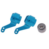 Maxbell RC Car Upgrade Parts Metal Front Steering Cup & Bearings for 1/10 HSP Blue