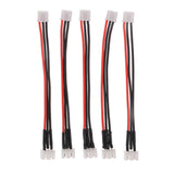 Maxbell 5PCS Silicone JST-XH Balance Cable 22AWG for Lipo Lithium Battery 2S (7.4V)