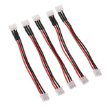 Maxbell 5PCS Silicone JST-XH Balance Cable 22AWG for Lipo Lithium Battery 2S (7.4V)