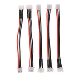 Maxbell 5PCS Silicone JST-XH Balance Cable 22AWG for Lipo Lithium Battery 2S (7.4V)