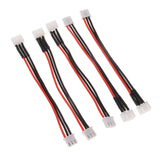 Maxbell 5PCS Silicone JST-XH Balance Cable 22AWG for Lipo Lithium Battery 2S (7.4V)