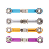 Maxbell Aluminum Steering Linkage Pull Rod for HSP 94122 94123 1/10 RC Car Blue