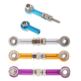 Maxbell Aluminum Steering Linkage Pull Rod for HSP 94122 94123 1/10 RC Car Blue
