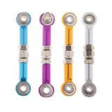 Maxbell Aluminum Steering Linkage Pull Rod for HSP 94122 94123 1/10 RC Car Blue
