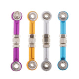 Maxbell Aluminum Steering Linkage Pull Rod for HSP 94122 94123 1/10 RC Car Blue