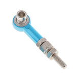 Maxbell Aluminum Steering Linkage Pull Rod for HSP 94122 94123 1/10 RC Car Blue
