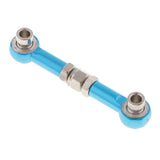 Maxbell Aluminum Steering Linkage Pull Rod for HSP 94122 94123 1/10 RC Car Blue